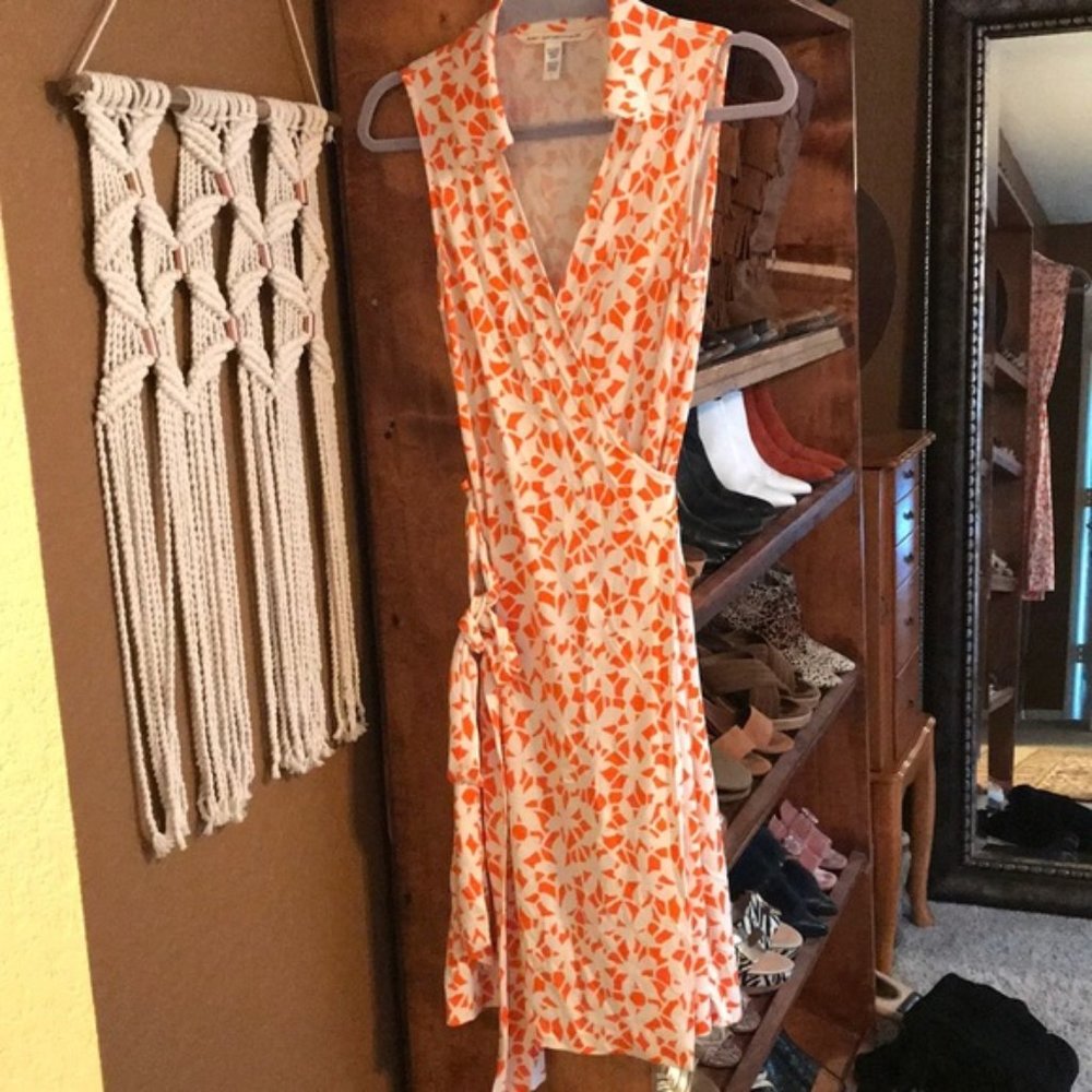 Diane Von Furstenberg silk wrap dress